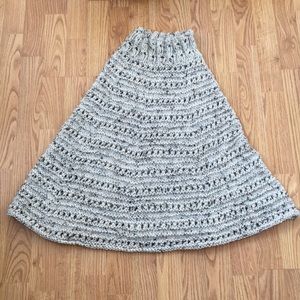 Handmade knit poncho